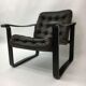 Mid-century safari lounge chair design by Oy Bj Dahlqvist ab, Finland, 1970s