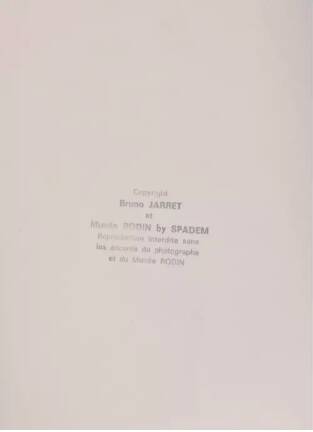 Photo Art - RODIN - Bruno JARRET - The eternal spring - Silver print