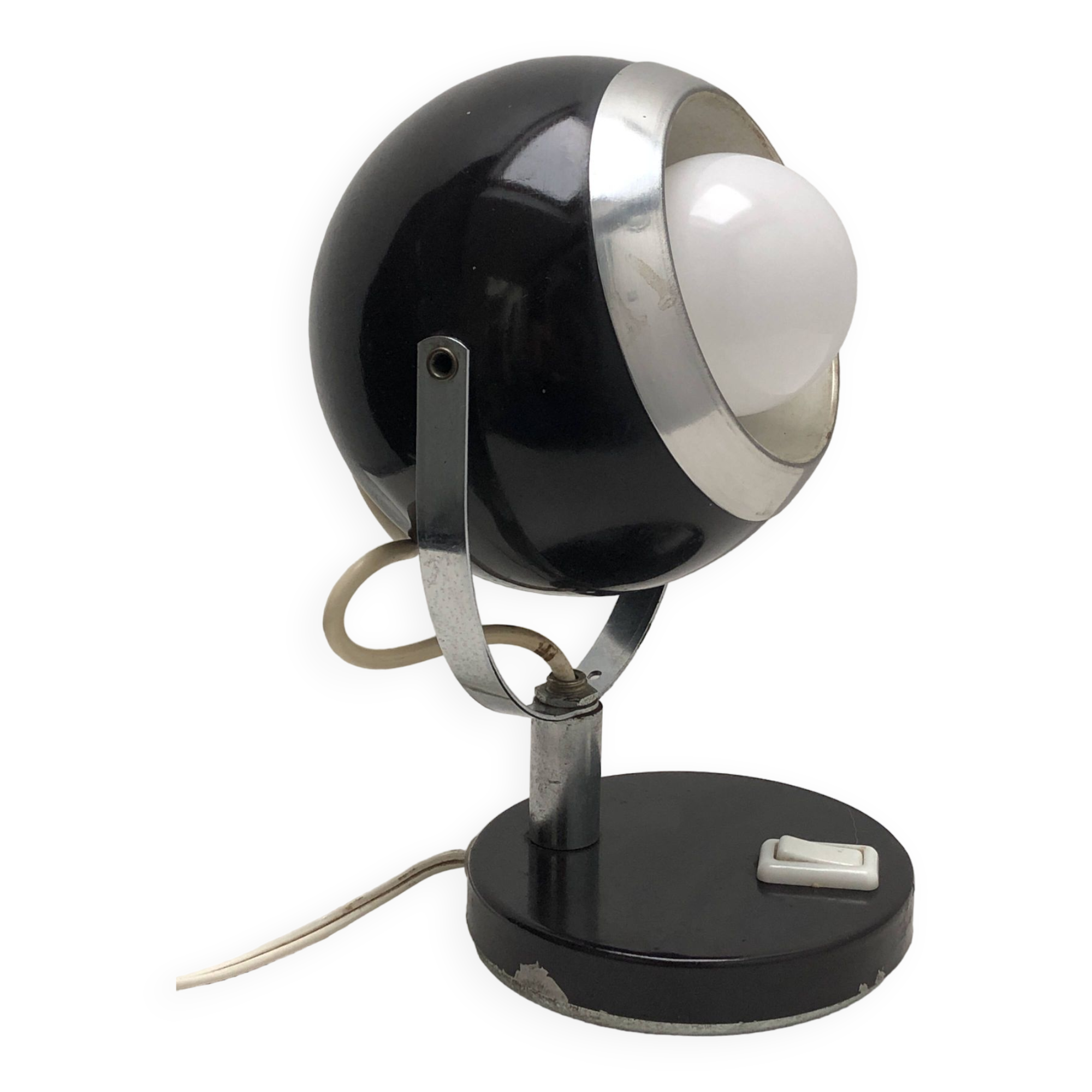 Black table eyeball lamp, 1960/1970