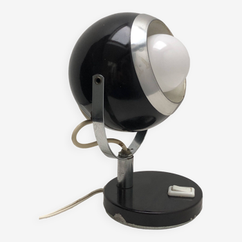 Black table eyeball lamp, 1960/1970