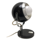 Lampe eyeball à poser noire, 1960/1970