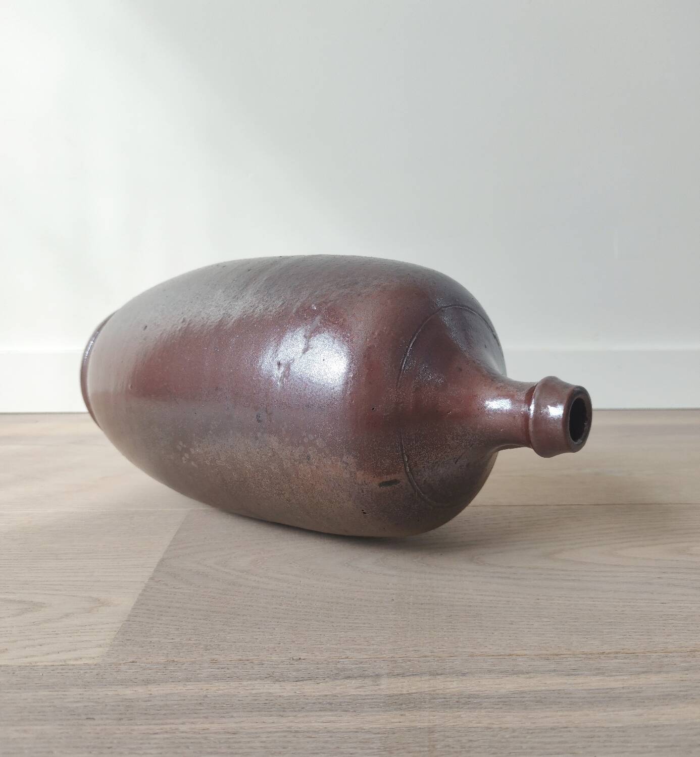 Large glazed terracotta jug, 60s