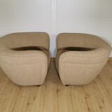 Restored armchairs by Jindrich Halabala