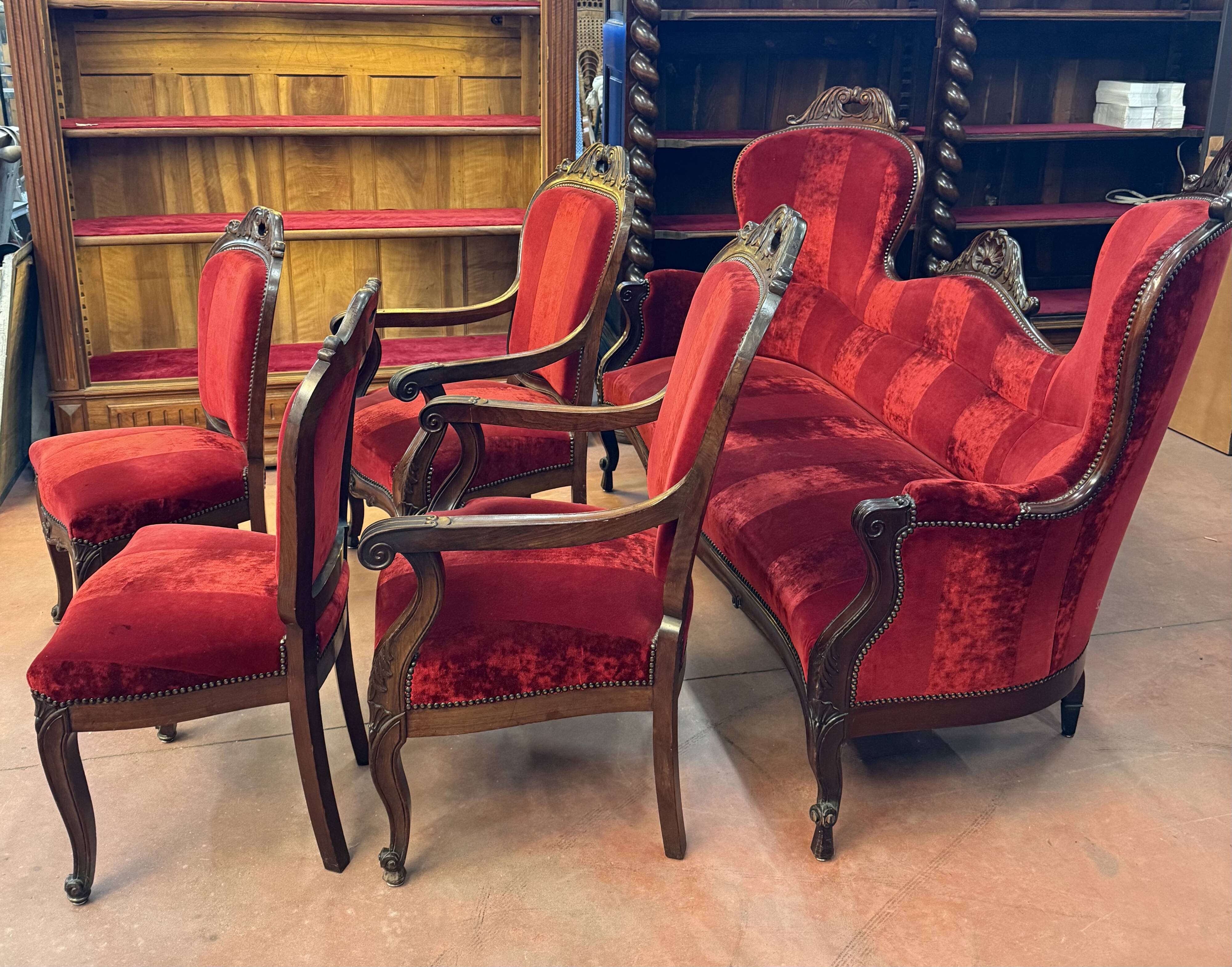 Salon de style Napoléon III, d'époque XX ème siècle