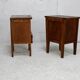Pair of bedside tables by René Gabriel, Lieuvin. France, 1945