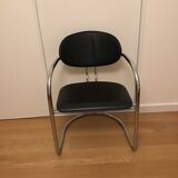 Chrome metal chair