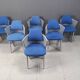 Set of 6 postmodern dining chairs, 1980s