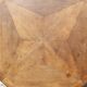 Table bureau d'armateur pieds balustre et rose des vents, style renaissance XIXe