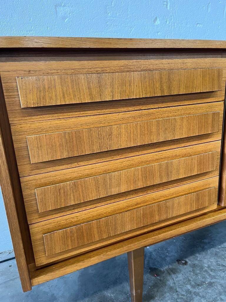 XL vintage wooden sideboard / buffet / chest of drawers