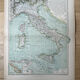 Original map of Italy 1905 - 37.5x48cm
