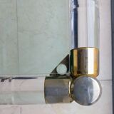 Table d’appoint en bambou lucite par Charles Hollis Jones