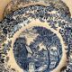 Set of 3 old Johnson Bros iron earth plates