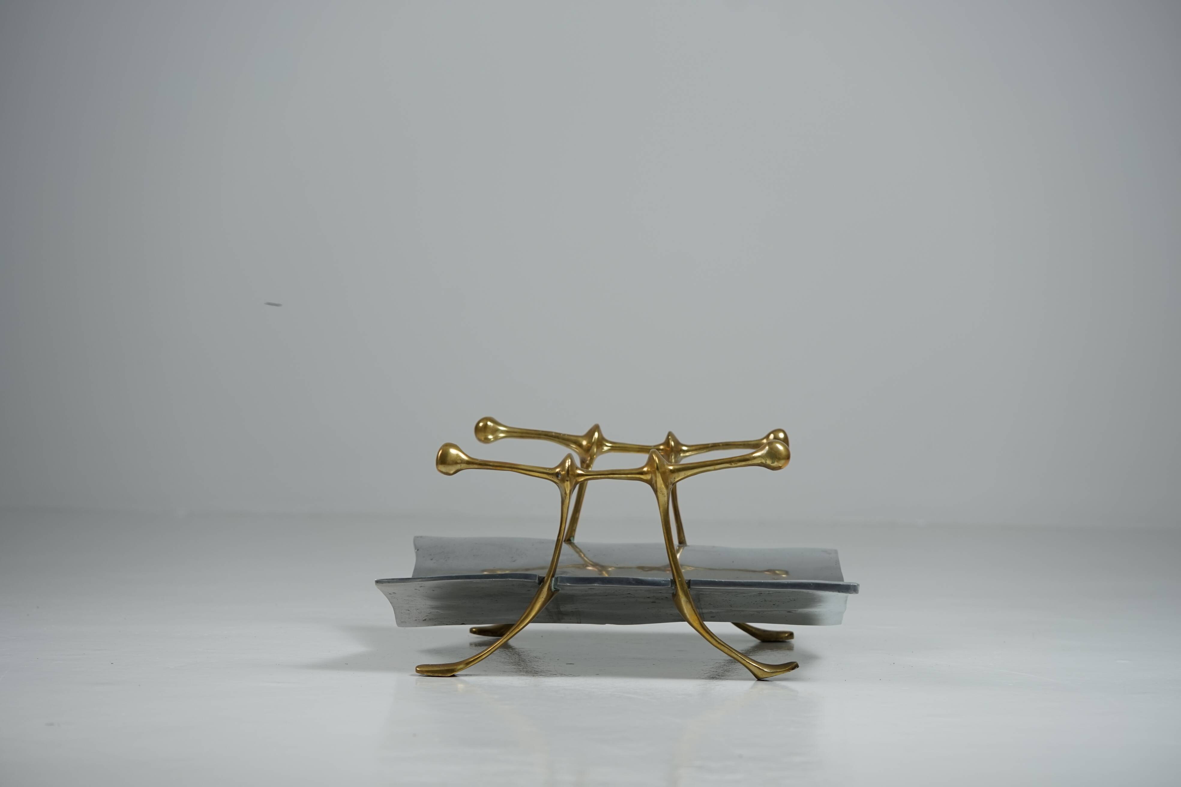 Sculptural Magazine Rack / Firewood Holder by David Marshall