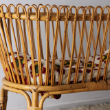 Cradle of the 1950s rattan