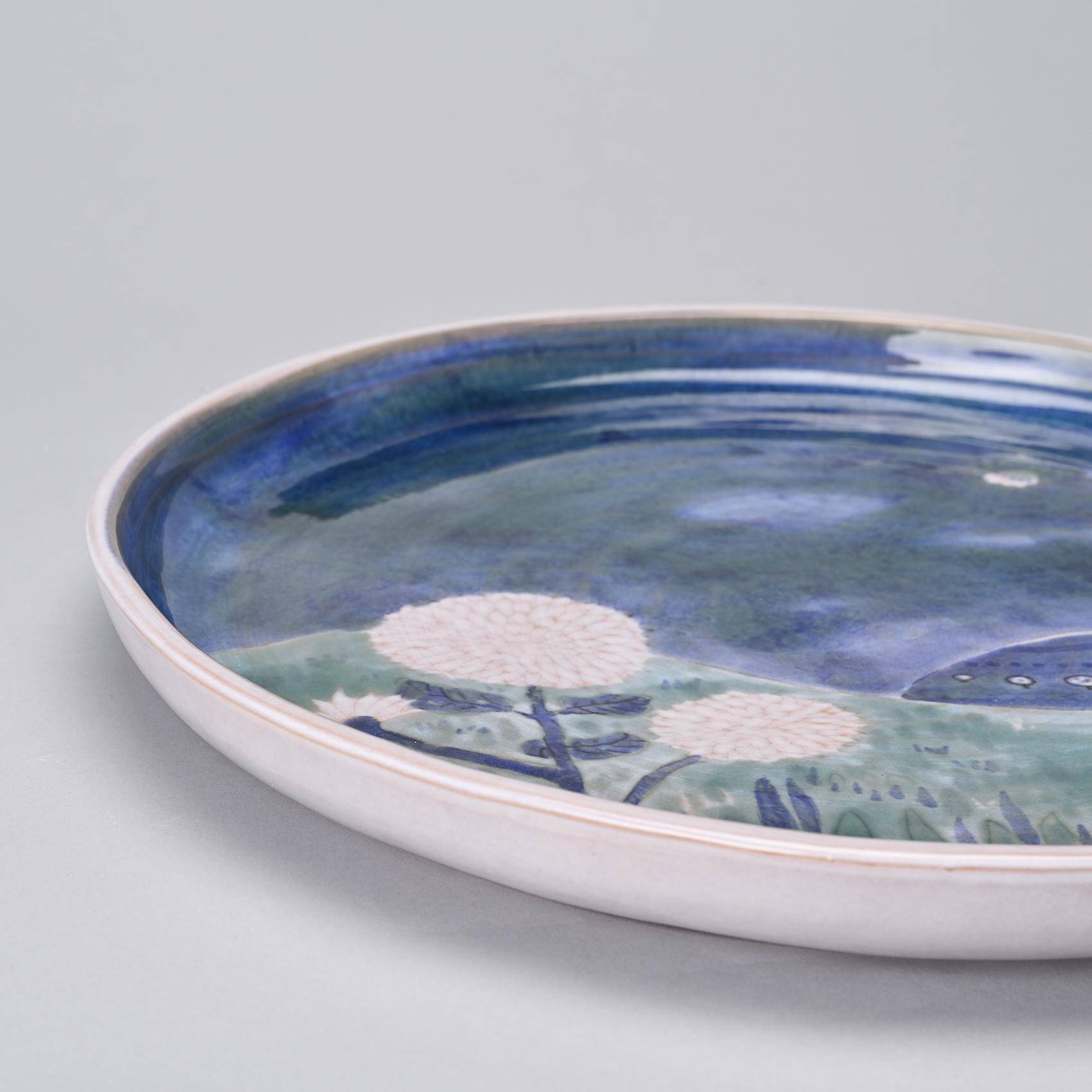 Round dish by Robert and Jean Cloutier, circa 1960
