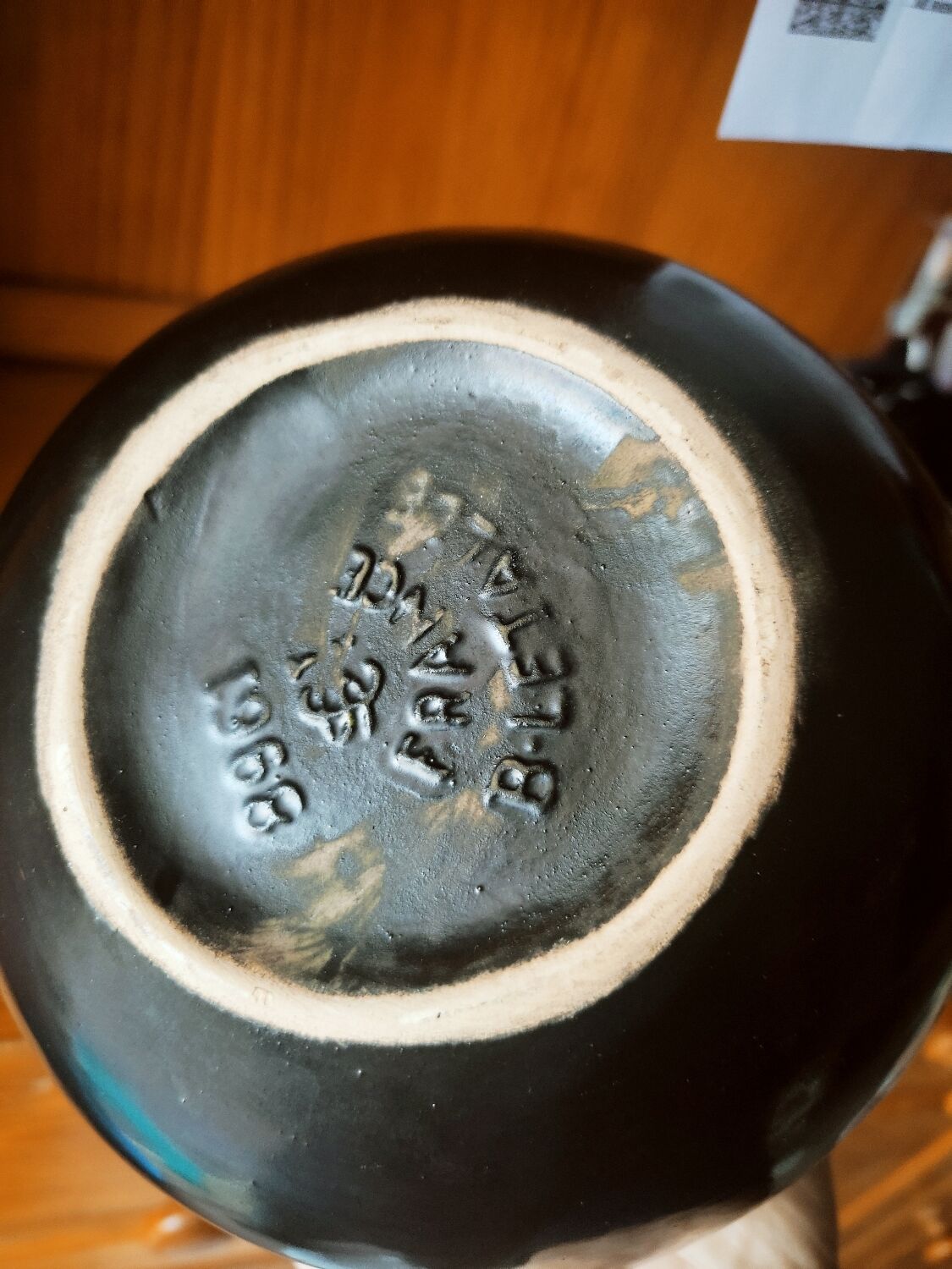 Double vase 50s by B. Letalle