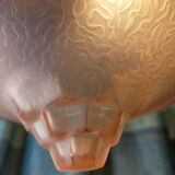 Suspension Art Deco pink basin