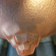 Suspension Art Deco pink basin