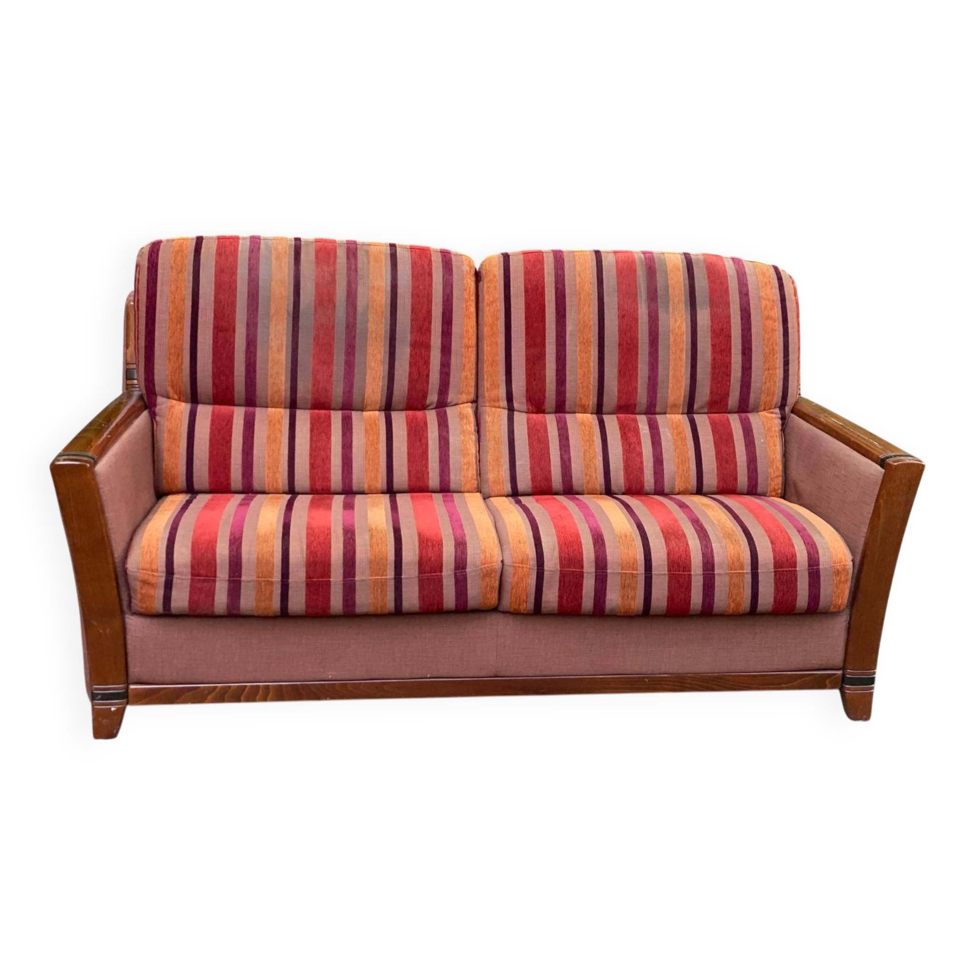 Two-seater sofa Art Deco inspiration Cavel France 2000s
