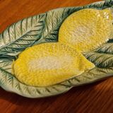 Ravier cup in italian slip pattern lemons