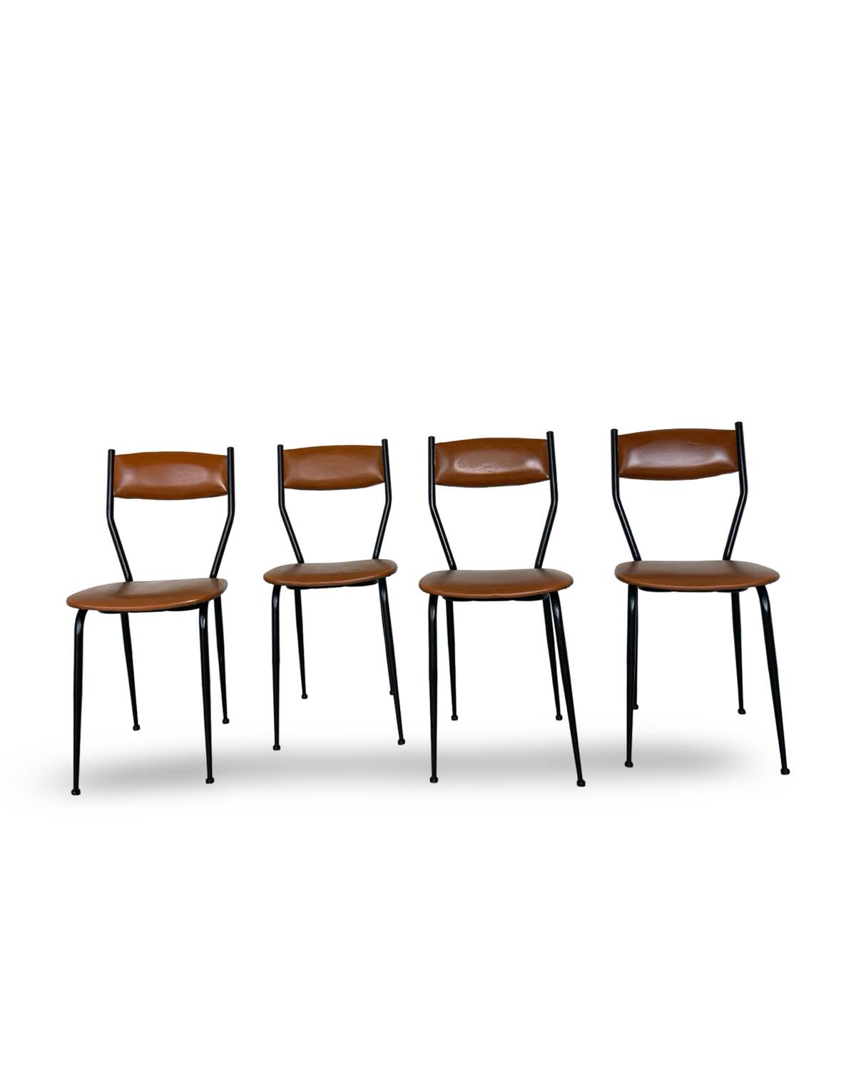 Chaises italiennes du milieu du siècle, années 1960.