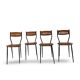 Chaises italiennes du milieu du siècle, années 1960.