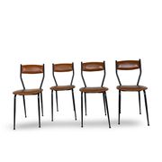 Chaises italiennes du milieu du siècle, années 1960.
