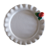 Service dessert in old strawberry Moutiers