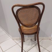 Suite of 4 chairs Bistrot cannage ZMP Radomsko for Thonet 1950s