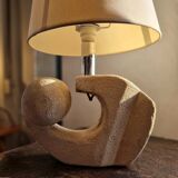 Stone sculptural lamp by Albert Tormos, France