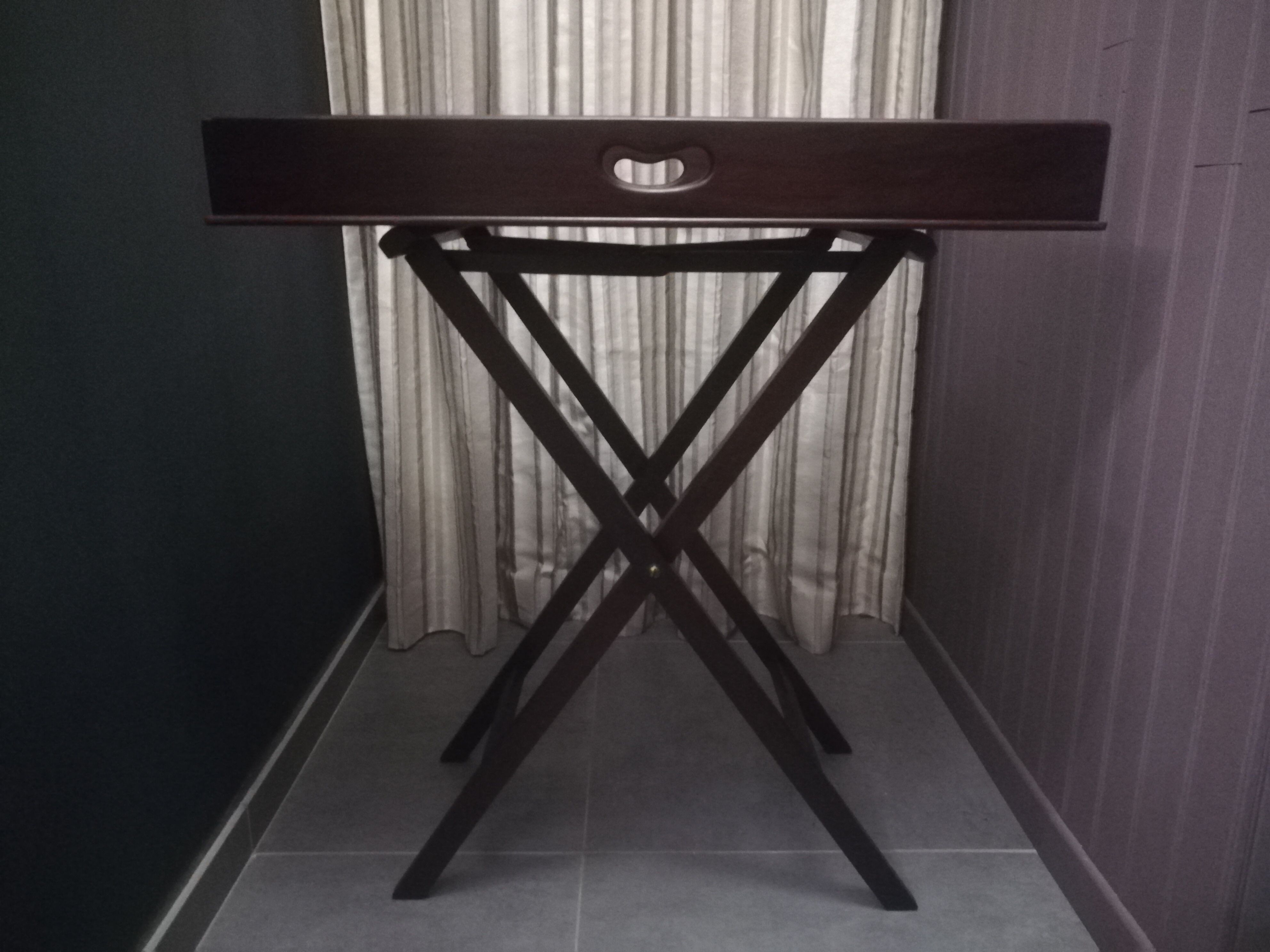 Mahogany Folding Butler Table