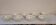 8 porcelain cups from Limoges – gold trim – 1950s