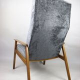 Fauteuil vintage gris, années 1970