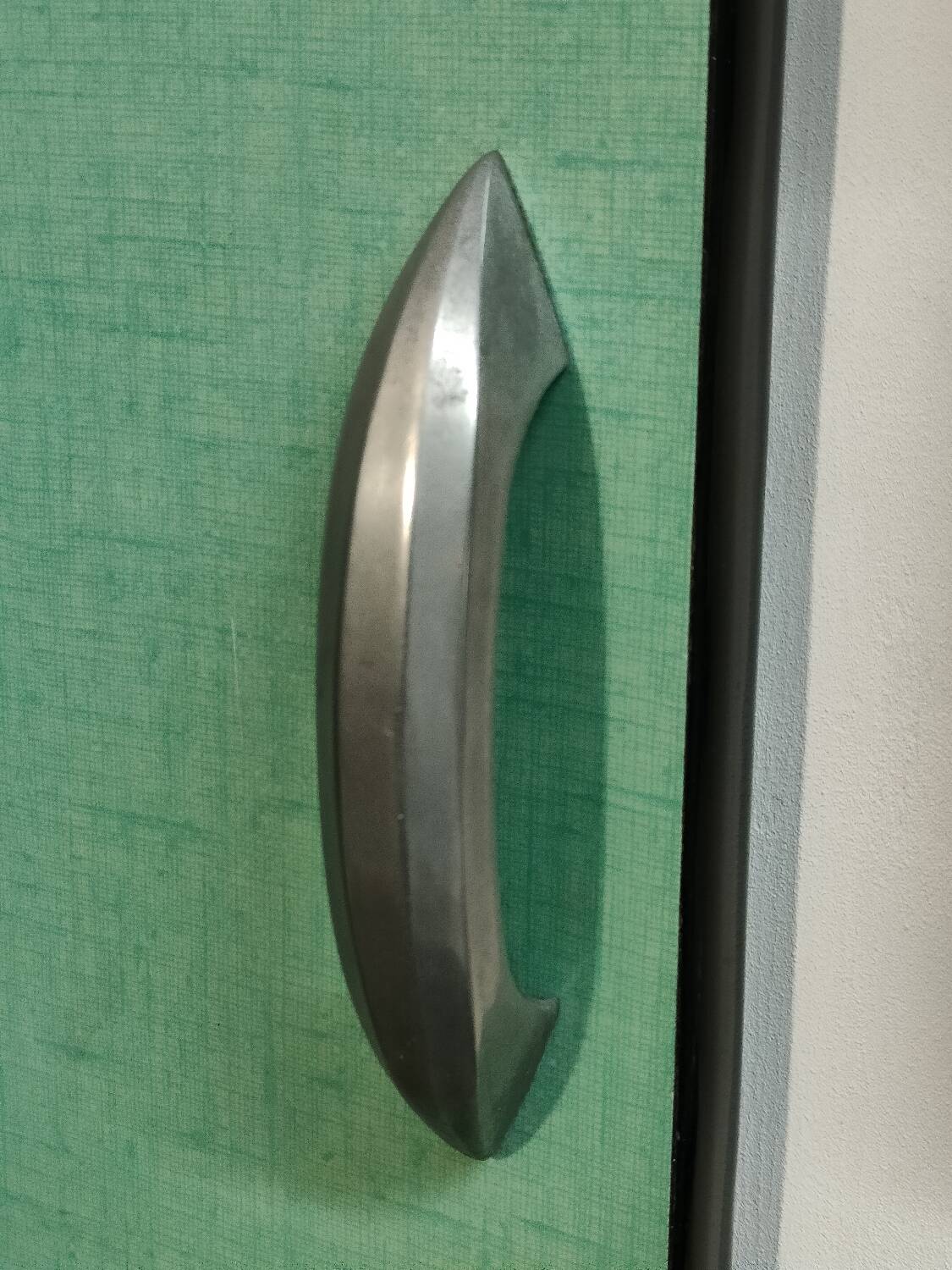 Green Formica cupboard or sideboard - 1960s