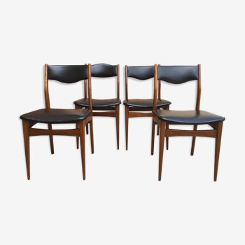Scandinavian rosewood chairs