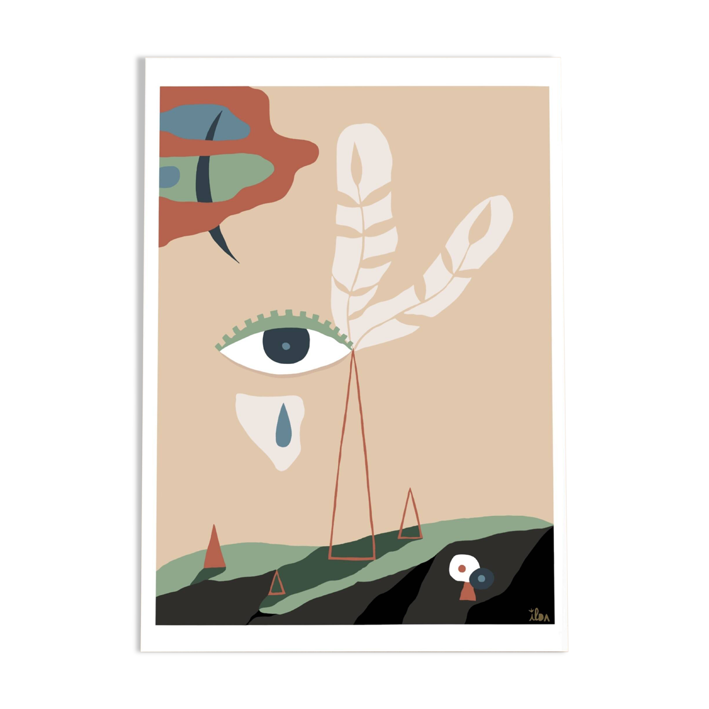 “RENAUD” art print, 30x40cm