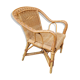 Fauteuil en rotin et bambou, vintage, années 60
