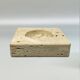 Rare 1970s travertine smoking set by Enzo Mari for Fratelli Mannelli