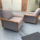 Pair of Scandinavian armchairs