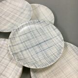 A series of 12 dinner plates Salins 1950