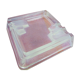 Vernox art-deco opalescent glass ashtray by Sabino