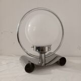 Table lamp 70s glass chrome