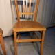 2 wooden bistro chairs Thonet