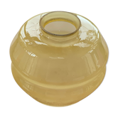 Lampshade globe art deco in old beige opaline glass