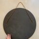 Old beveled round mirror 60cm