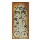 Wall Tile, Relief Woman Plate design Josef Simon for SØHOLM STENTØJ