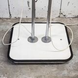 Lampada da terra regolabile Italiana due luci Anni '70