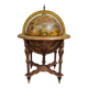 World map / standing globe bar, decorative work with an antique inspiration.