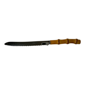 Couteau à pain manche bambou