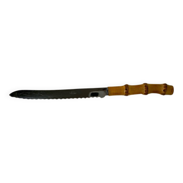 Couteau à pain manche bambou